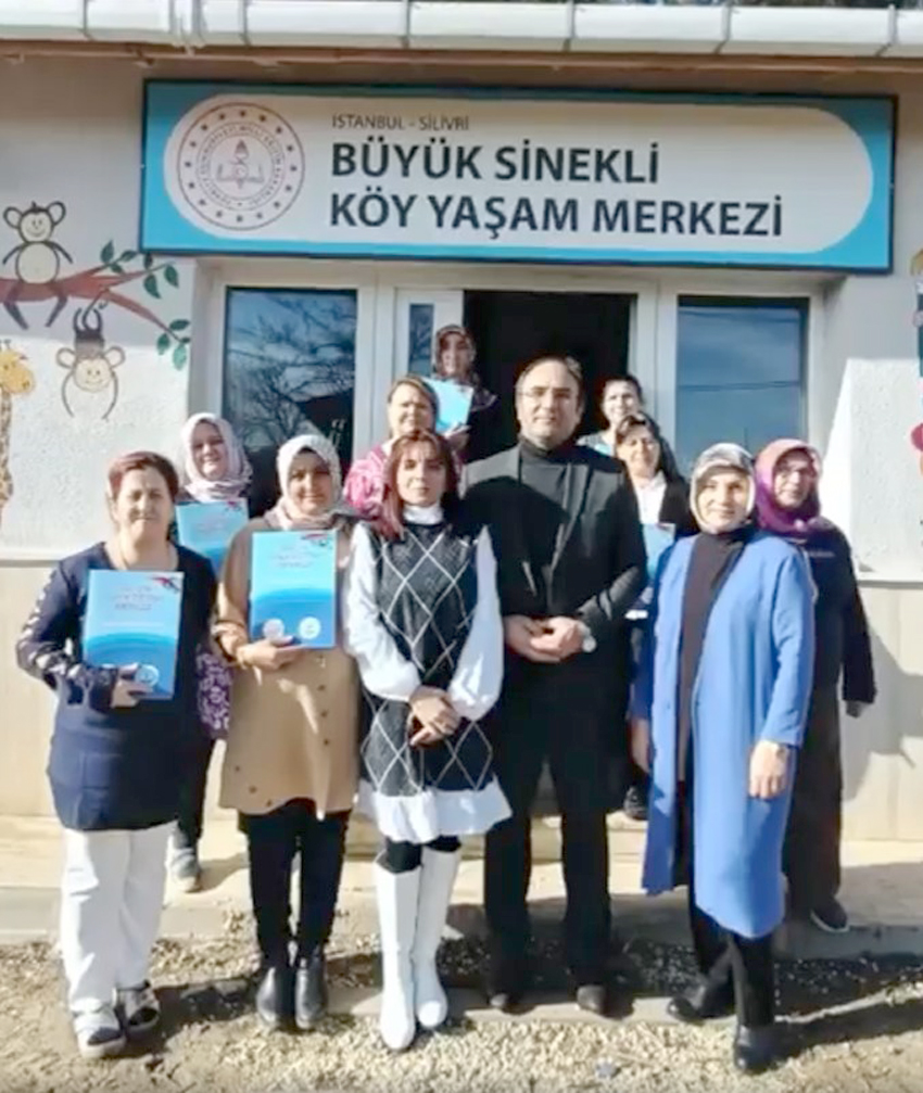 Büyük Sinekli Köy Yaşam Merkezi’nde karne töreni