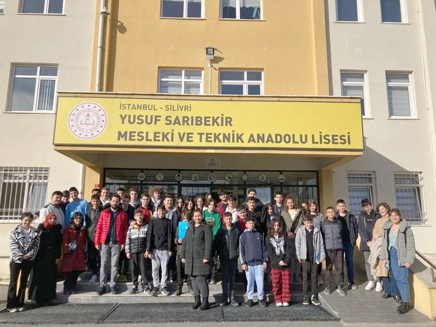 Ortaköylü öğrenciler Sarıbekir Lisesini ziyaret etti