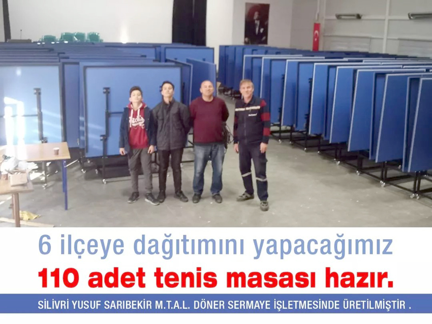 Yusuf Sarıbekir Lisesi’nde üretim hız kesmiyor