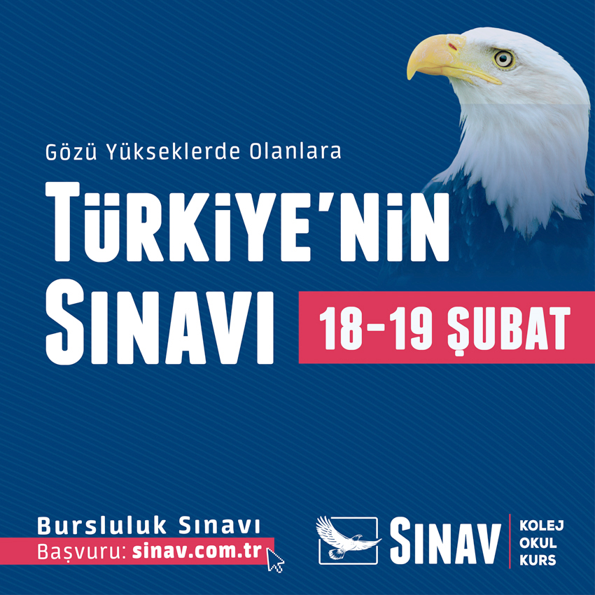 Sınav Anadolu Lisesi’nden Bursluluk Sınavı