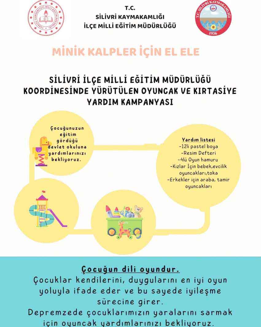 Minik kalpler için el ele