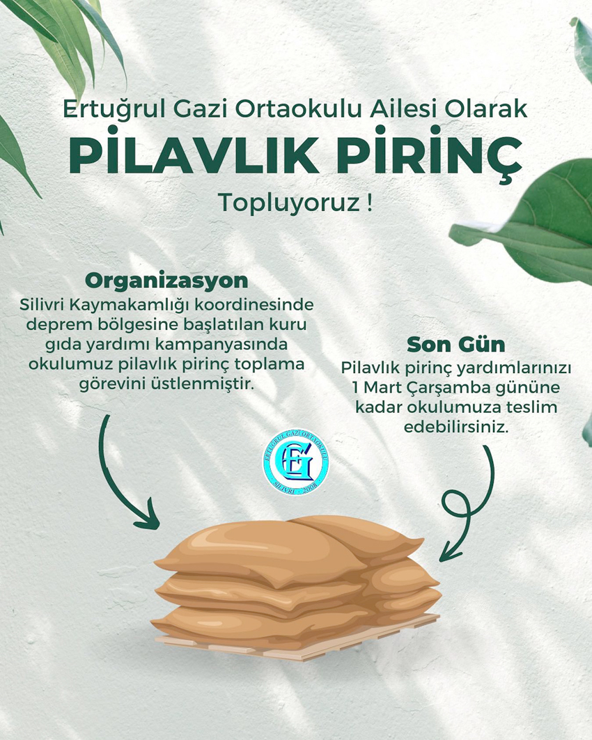 Depremzedelere gıda desteği