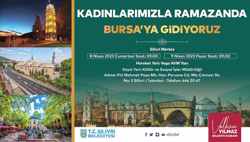 Bursa’ya Kültür Gezisi düzenleniyor