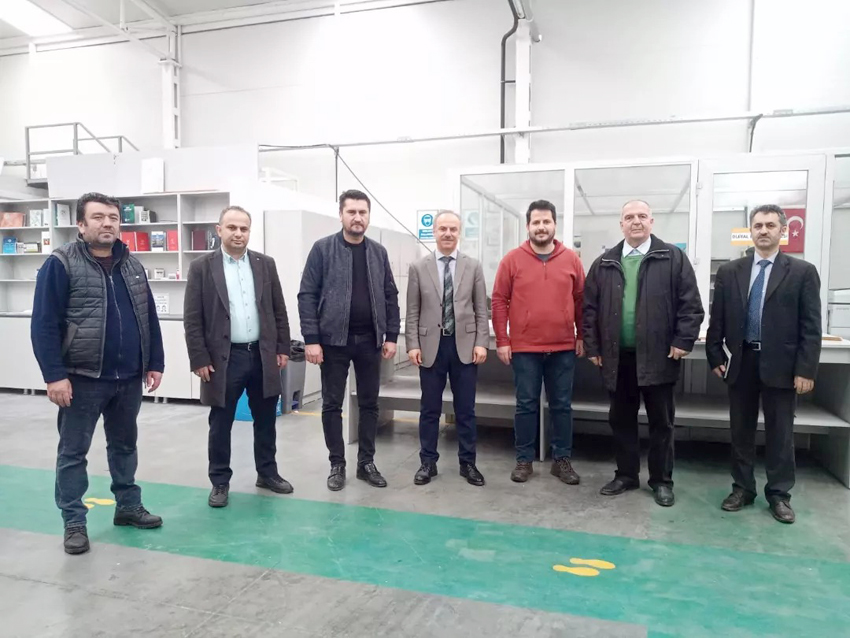 Firma yetkililerinden Sarıbekir Lisesine ziyaret