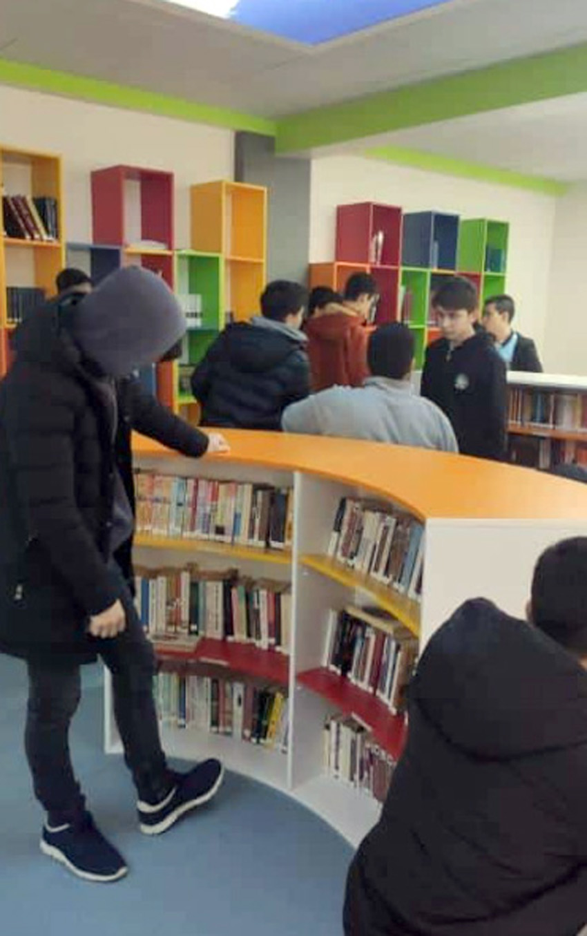 Sarıbekir Lisesinde Kütüphaneler Haftası etkinlikleri
