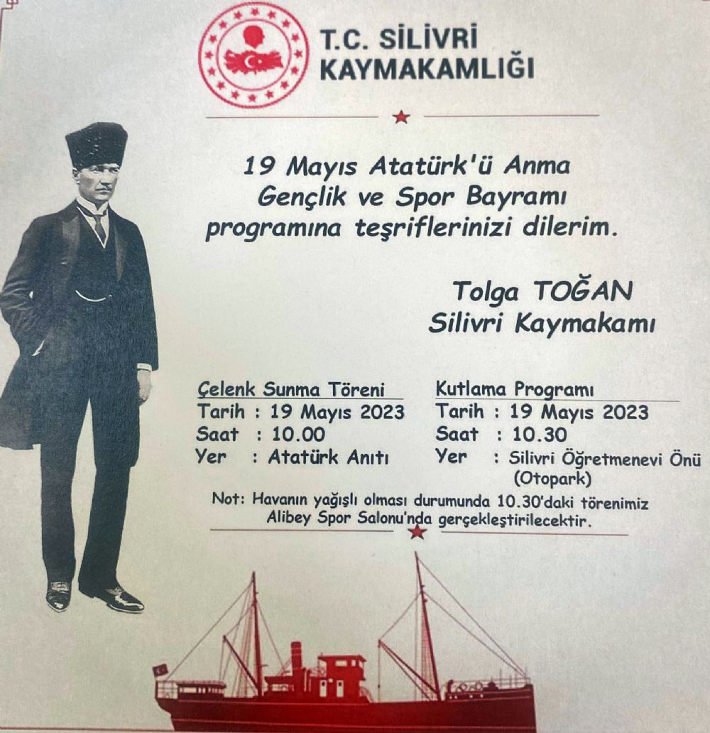 19 Mayıs Atatürk’ü Anma Gençlik ve Spor Bayramı