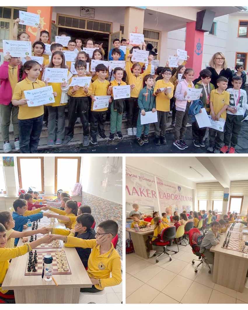 Turgut Reis İlkokulu’nda Satranç Turnuvası