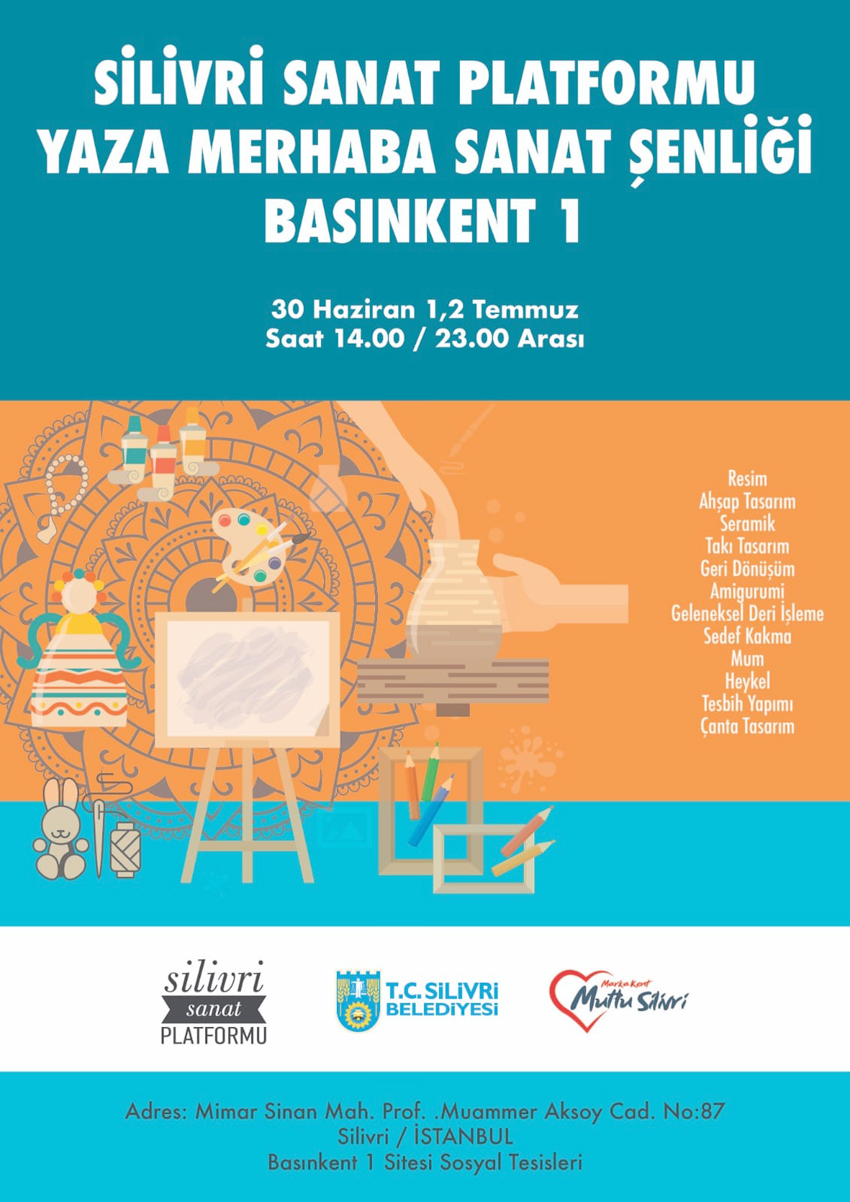 Silivri Sanat Platformu’ndan Yaza Merhaba Sanat Şenliği
