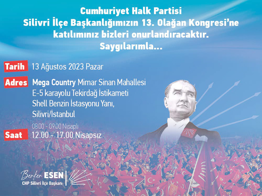 CHP’den kongre duyurusu