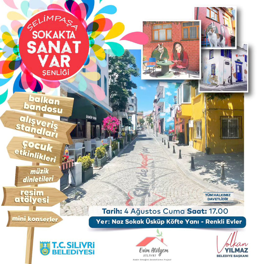 Selimpaşa’da Sokakta Sanat Var Şenliği düzenlenecek