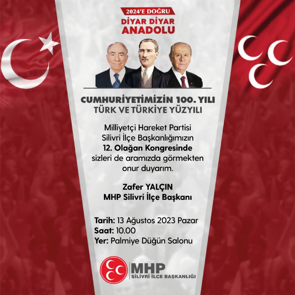 MHP’de kongre takvimi belli oldu