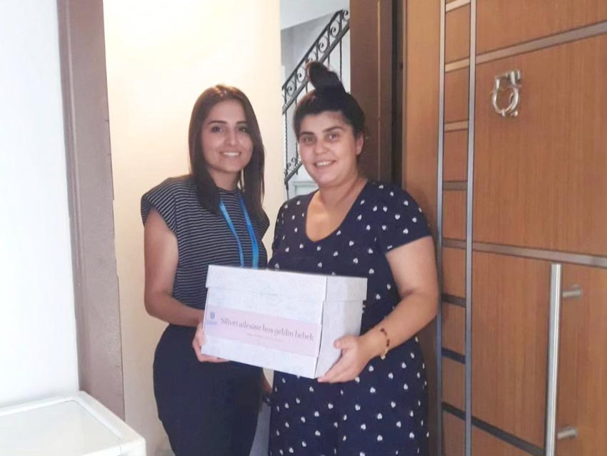 Bebeklere “Hoş Geldin” ziyaretleri sürüyor