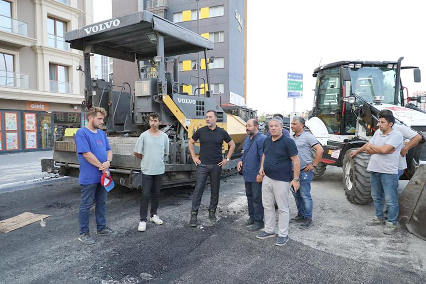 Varnalı Caddesi’nde çalışmalar sürüyor