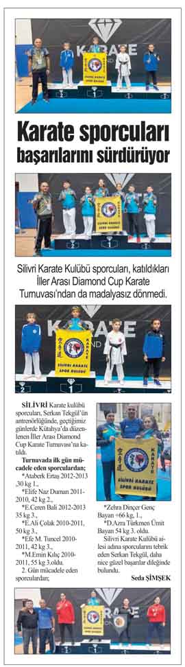 Karate sporcuları başarılarını sürdürüyor