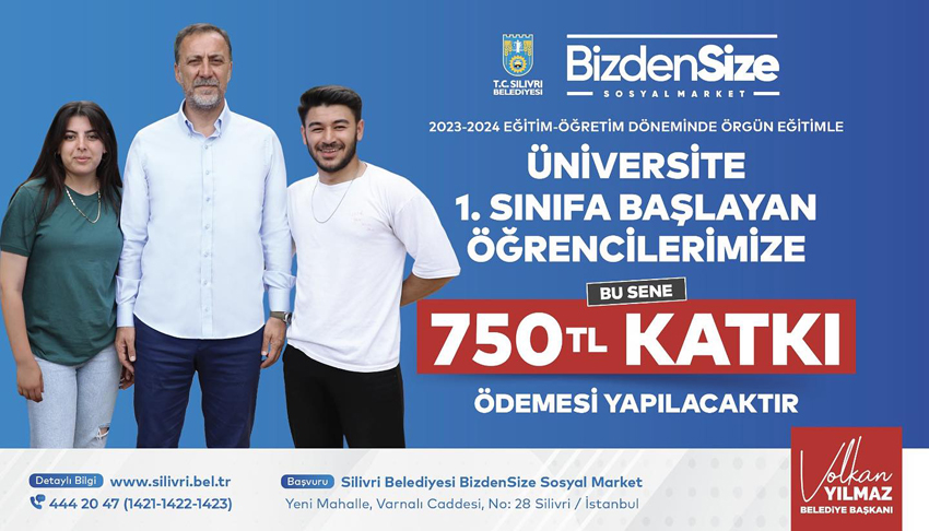 Silivri Belediyesi üniversitelilere burs desteğini sürdürüyor