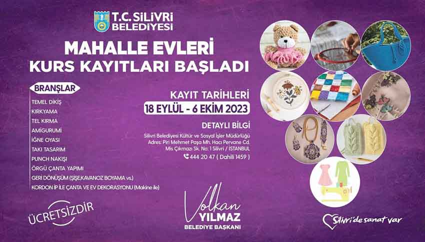 Mahalle Evleri kurs kayıtları başladı