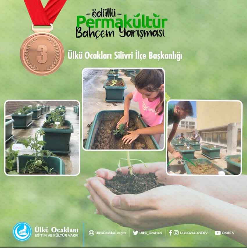 Permakültür Bahçeleri dereceye girdi