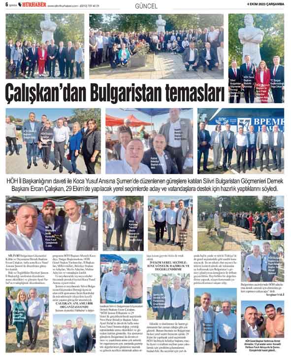 Çalışkan’dan Bulgaristan temasları