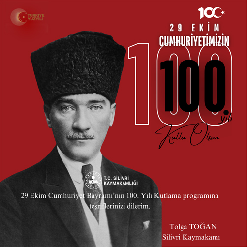 29 Ekim Cumhuriyet Bayramı’nın 100. yıl kutlama programı