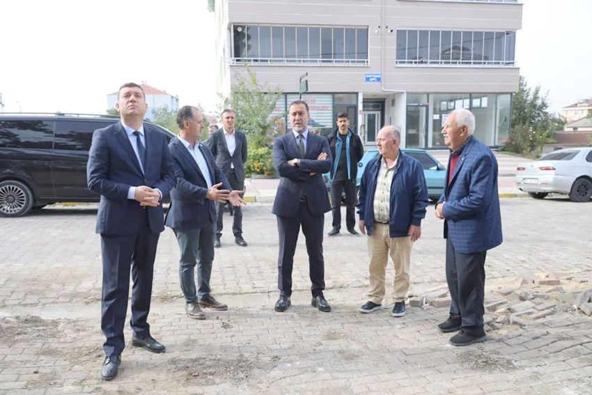 Değirmenköy’de incelemelerde bulundular