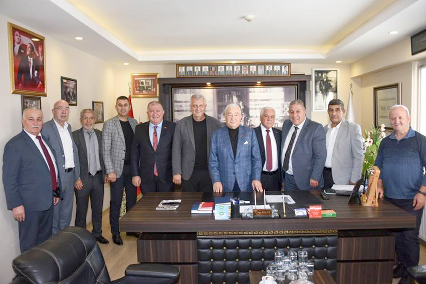 Esnaf başkanlarından Koçer’e ziyaret