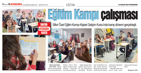 Eğitim Kampı çalışması