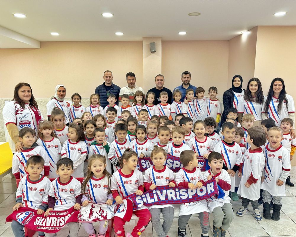 Maşalacı Kreşinin minikleri de Silivrisporlu oldu
