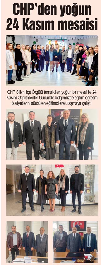 CHP’den yoğun 24 Kasım mesaisi