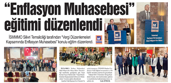 “Enflasyon Muhasebesi” eğitimi düzenlendi