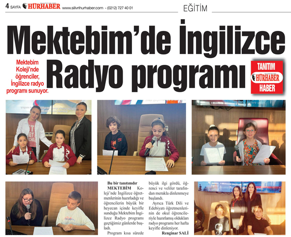 Mektebim’de İngilizce Radyo programı