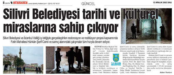 Silivri Belediyesi tarihi ve kültürel miraslarına sahip çıkıyor