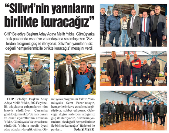 “Silivri’nin yarınlarını birlikte kuracağız”
