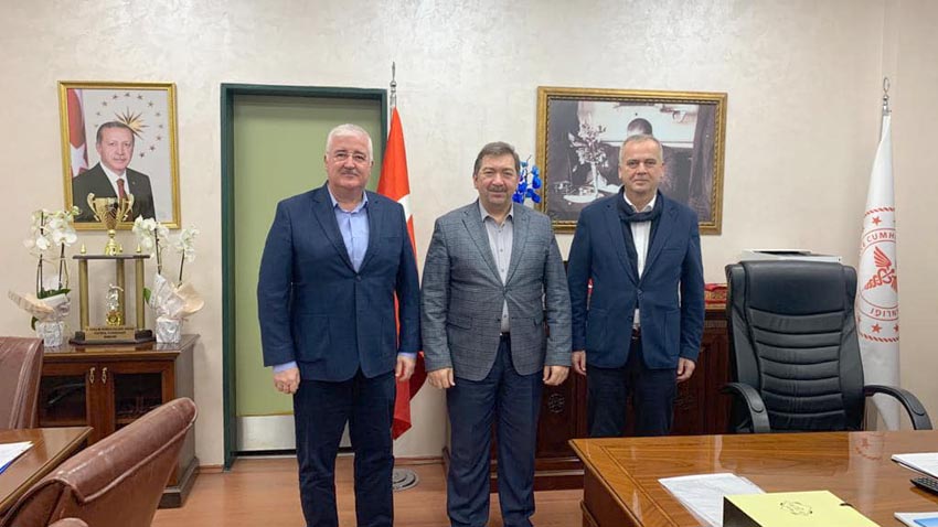 Barlas’tan yeni başhekime hayırlı olsun ziyareti