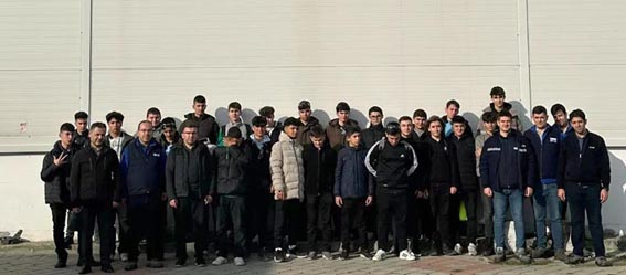 Sarten, Makine Teknolojisi alan öğrencilerini ağırladı
