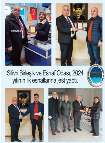 2024 Yılının ilk esnaflarına jest
