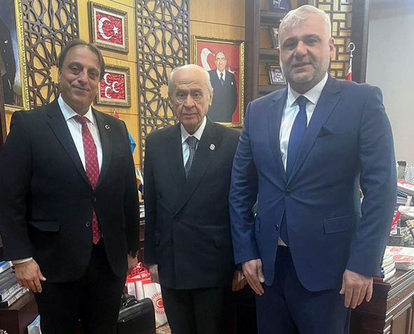 Devlet Bahçeli’yi ziyaret ettiler