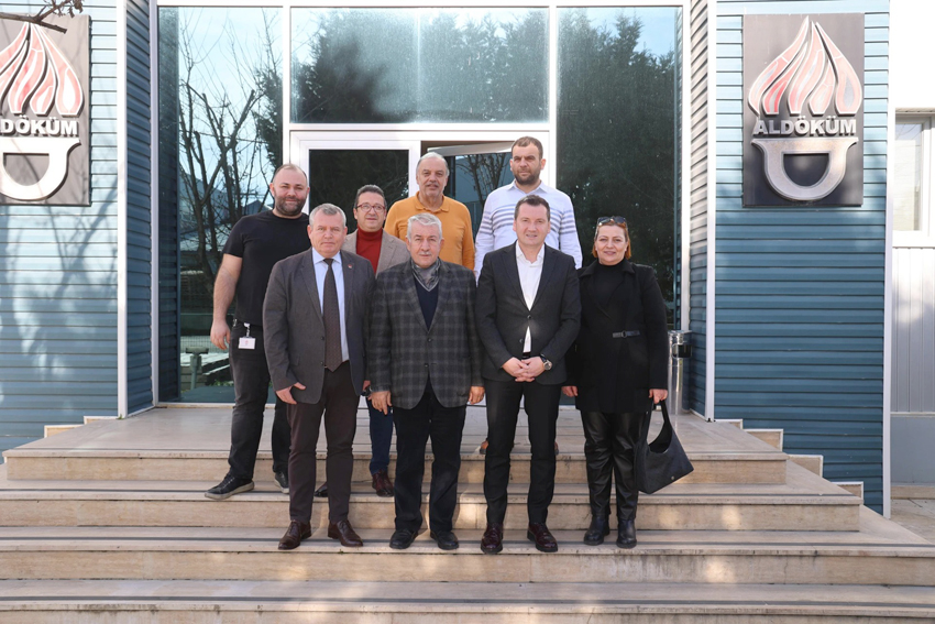 Balcıoğlu, Aldöküm Fabrikasını ziyaret etti