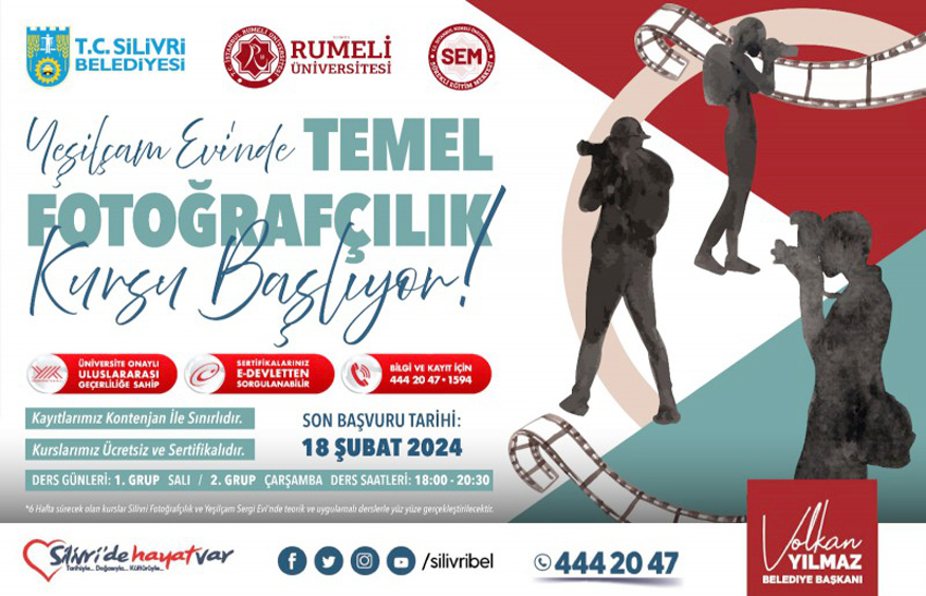 Yeşilçam Evinde Temel Fotoğrafçılık Kursu başlıyor