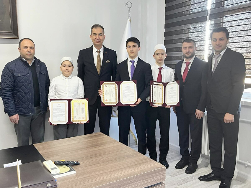 Hafızlık Başarı Belgeleri verildi