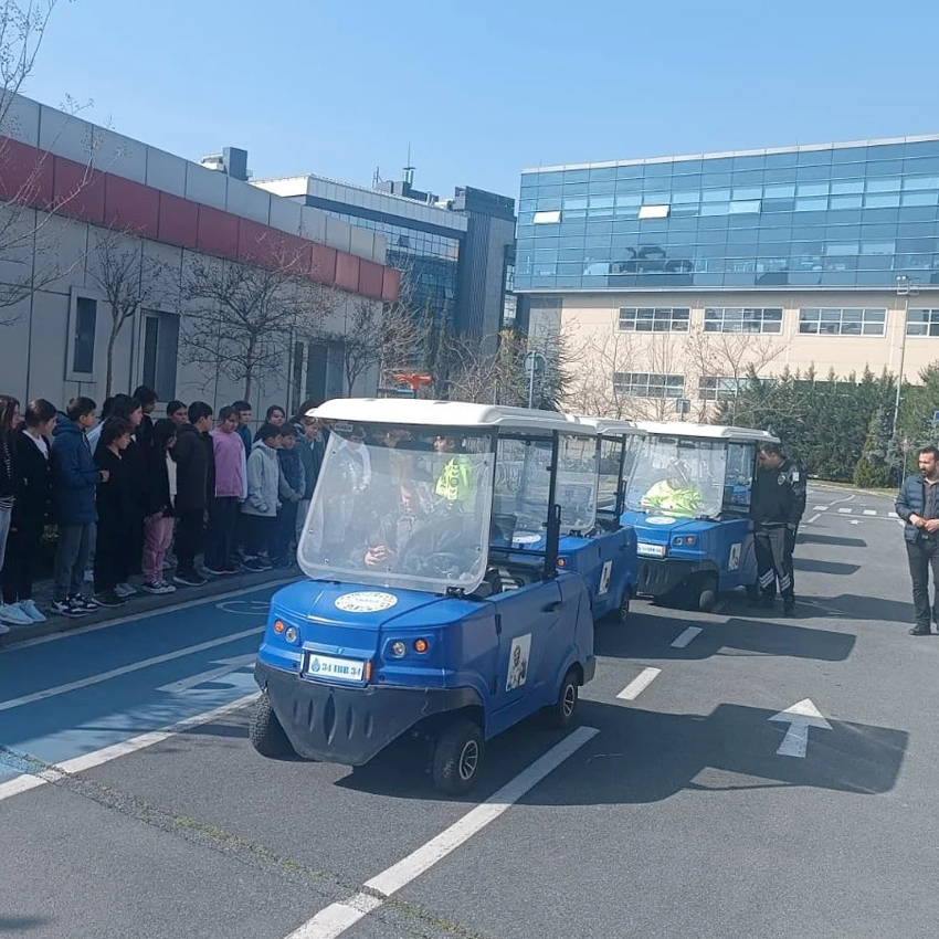 Trafik Eğitim Parkı’nda deneyim kazandılar
