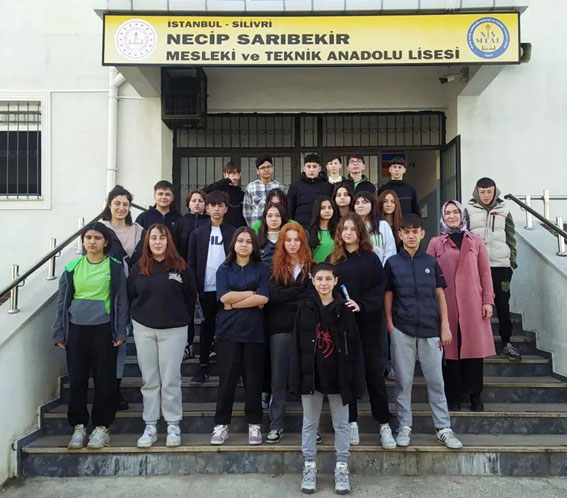 Silivri Ortaokulu öğrencileri Necip Sarıbekir’de