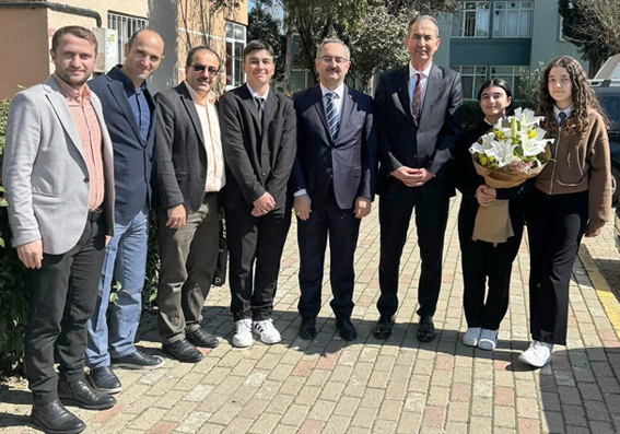 Şehit Elman Şentürk’ün ailesini ziyaret ettiler