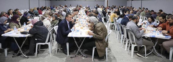 Küçüksinekli, Büyüksinekli ve Çeltik’te iftar davetleri