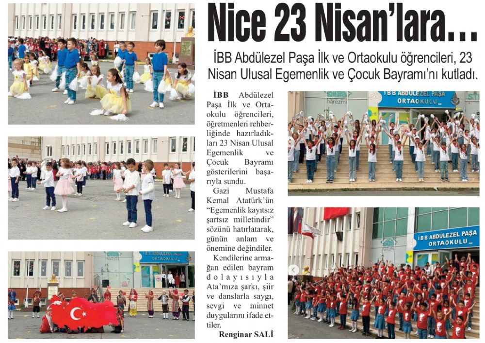 Nice 23 Nisan’lara…