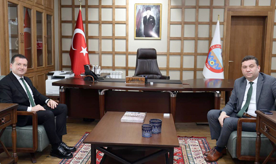 Başkan Balcıoğlu’ndan Kaymakamlık ziyareti