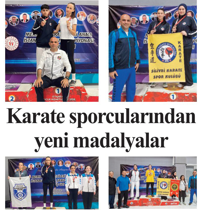 Karate sporcularından yeni madalyalar