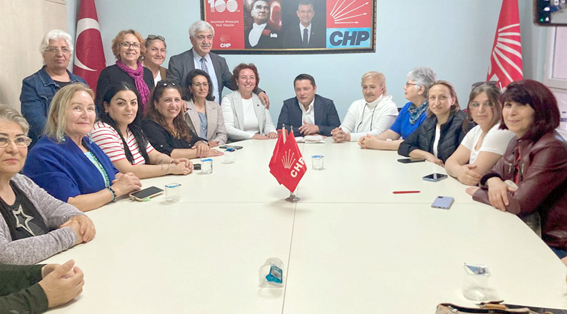 CHP Silivri İlçe Kadın Kolları, Vekil Özer’i ağırladı
