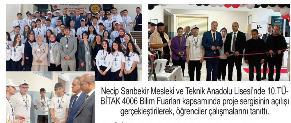 10.TÜBİTAK 4006 Bilim Fuarları sergi açılışı yapıldı