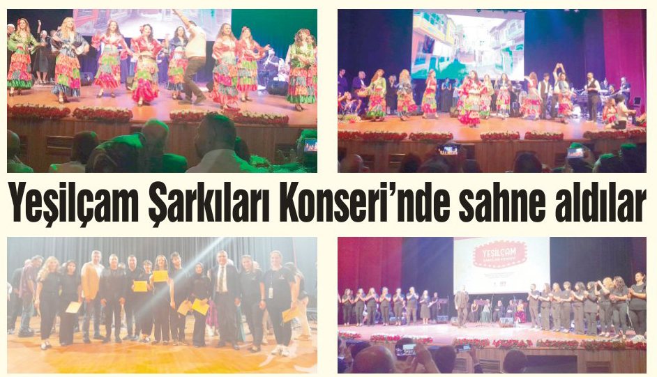 Yeşilçam Şarkıları Konserinde sahne aldılar