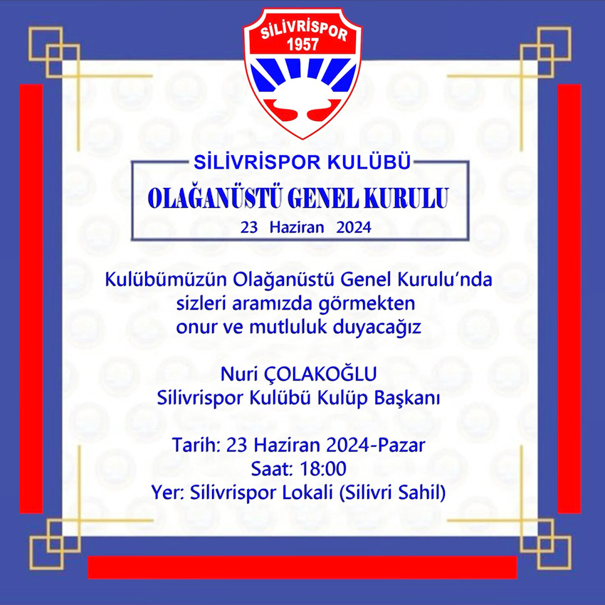Silivrispor’a iddialı yönetim listesi